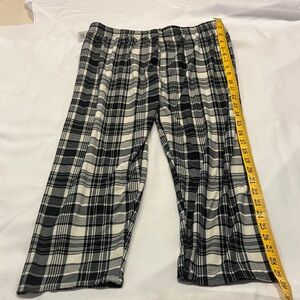 Black and White Plaid Pants